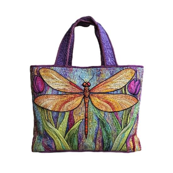 Стеганая сумка-тоут Женская винтажная сумка через плечо Цветы Животные Сумка Цветочный кошелек для поездок на работу Вечеринки Ежедневные поручения