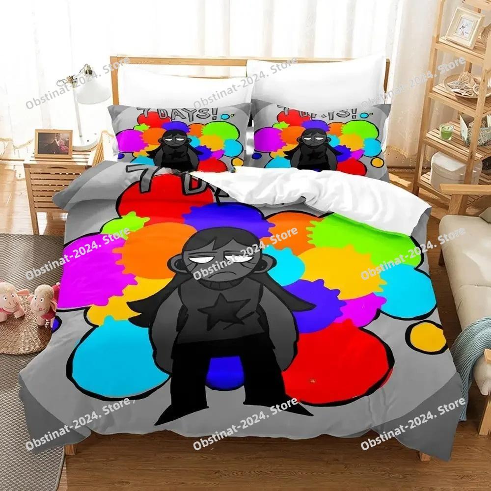 3D Печать Аниме Игра SUBWAY MIDNIGHT Комплект Постельного Белья Односпальный Полуторный Двуспальный Кингсайз Комплект для Кровати Взрослый Детский Спальня Пододеяльник Комплекты