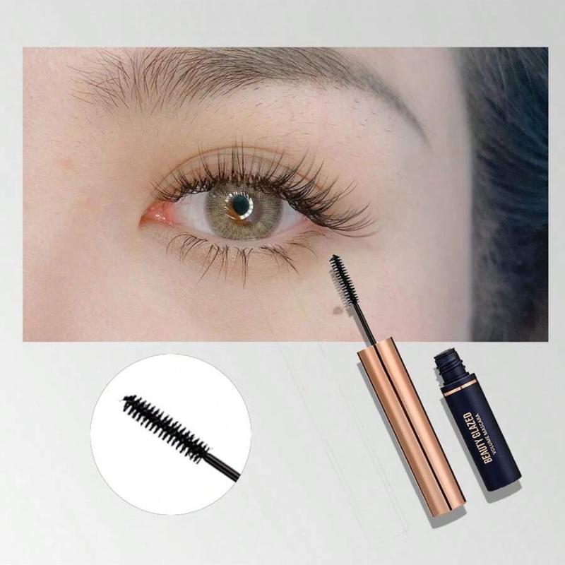 Густая, не размазывающаяся, длинная тушь для ресниц Cross-border Gold-plated Mascara