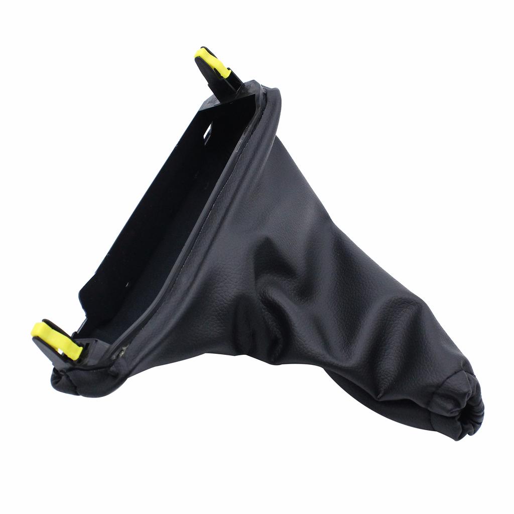 Automobile Handbrake Dust Cover, Black PU Lther Handbrake Cover with Thrd Stitches, X 2008 2018, Unique and Stylish Design, OE Manufacturer Number
