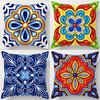 Colorful National Floral Antique Porcelain Print Pillowcase Comfortable Sofa Car Seat Cushion Cover Bohemian Hippie Home Decor