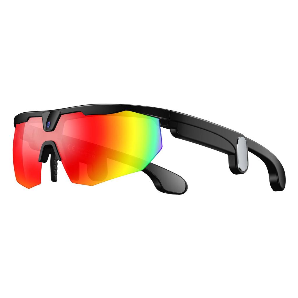 800W Pixel AI Smart Glasses: Cross-Screen Video Recording, Bluetooth Calls & Music for Cycling
