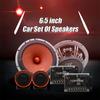 Car Set Of Speakers 6.5 Inch Car Audio HIFI Power Amplifier Car Front Door Speaker Bass Tweeter Midrange Subwoofer Speakers Kit