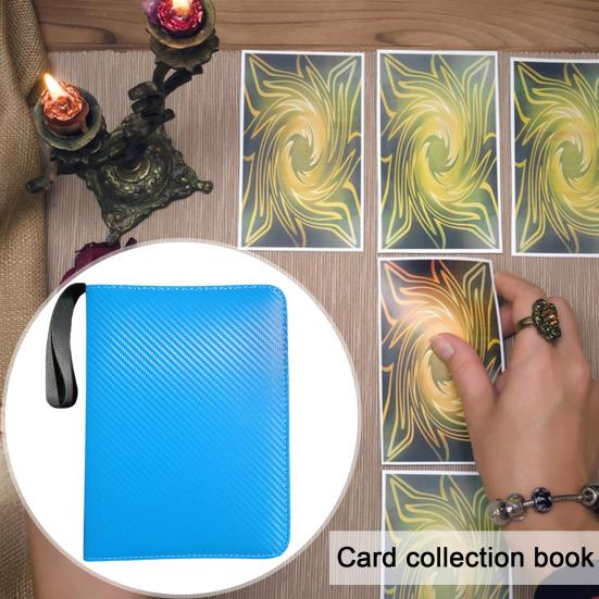 Держатель для карточек Game Collection Binder с большой вместимостью и несколькими отделениями, компактный дизайн, портативный органайзер для игровых карт с застежкой-молнией