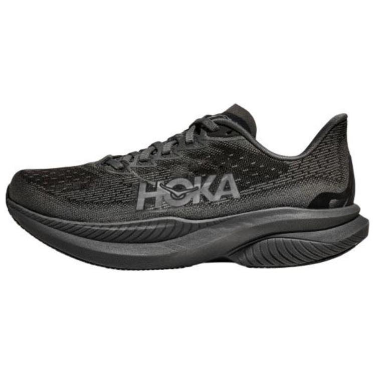 HOKA One One Mach 6 Minimalist Comfortable Non-Slip Low-Top Training Racing Running Shoes Women Sneaker Black 1147810-BBLC
