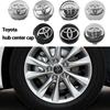 Для Toyota LEVIN Land Corolla Supra Prado Prius Rav4 Aqua Camry Колпачок ступицы колеса автомобиля Наклейки с логотипом Крышка диска Эмблема Стайлинг