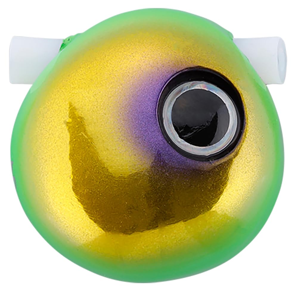 JACKALL Binbin Ball Slide Head 80g Fluorescent Green Gold Lead-type