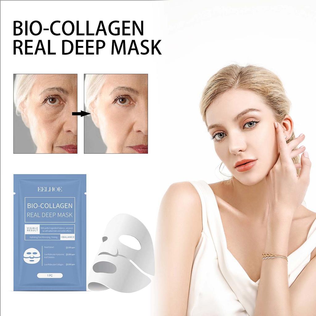 Eelhoe Hyaluronic Acid Hydrating Facial Mask Sheet Masks for Face Hydrating Shrinking Pores Moisturizing Face Masks Skin Care