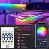 1-10M RGBIC Smart Neon Led Strip Lights Flexible Light With APP Remote Control 5V USB Music Sync DIY Gaming Ambient Wall Decor