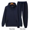 Solid Color Hoodie Two Pieces Set Hooded Sweatshirt Women's Hoodie Autumn Men's Hoodie + Pants Sets