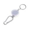 Carabiner Safety Coil Badge Retractable Key Chain ID Card Holder Keychain Pendant Fishing Key Ring