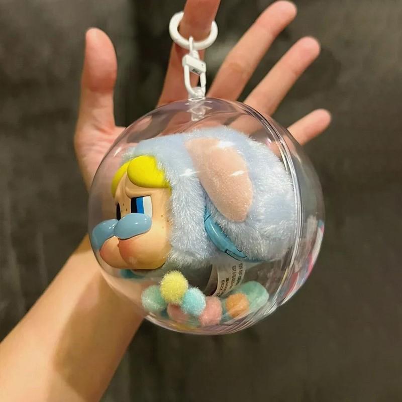 Плюшевая кукла из пластикового шарика, прозрачная хлопковая кукла, прозрачный дисплей, прозрачный чехол для хранения кукол из мультфильмов аниме