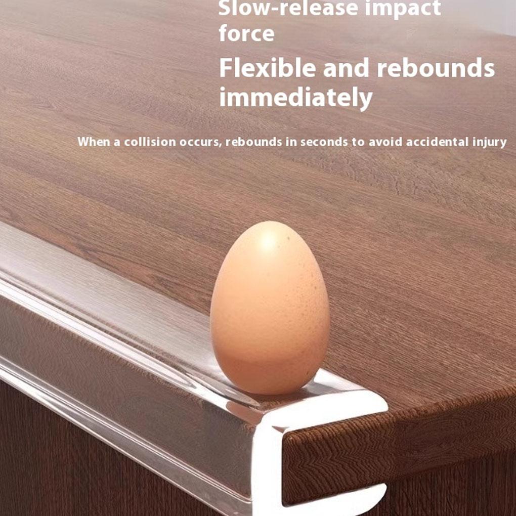 4м Прозрачная ПВХ Защитная полоса для детей Защита от ударов Безопасность детей Защита кромок стола и мебели Угловые U-образные протекторы Безопасность ребенка