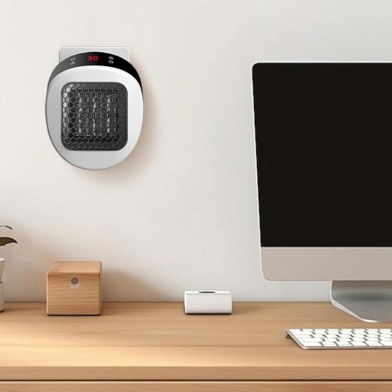 Настенный обогреватель с регулируемым термостатом и таймером Быстрый нагрев Электрические обогреватели