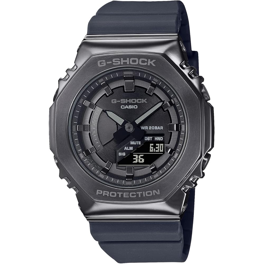 Casio G-Shock GM-S2100B-8AJF Mid-Size Metal Covered Women's Watch Gray
