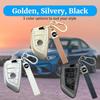 Soft TPU for BMW Key Fob Cover with Leather Keychain for X1 X3 X4 X5 X6 X7 M5 M6 1 2 3 4 5 6 7 Series GT3 GT5 GT6 Key Case Accessories, Gold