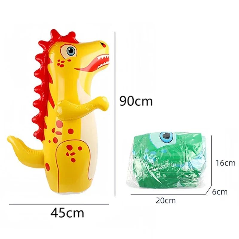 Tumbler Boxing Inflatable Dinosaur Punching Bag Boys Games Sport Toys Christmas Birthday Gift for Boys Girls Parent Child Toys