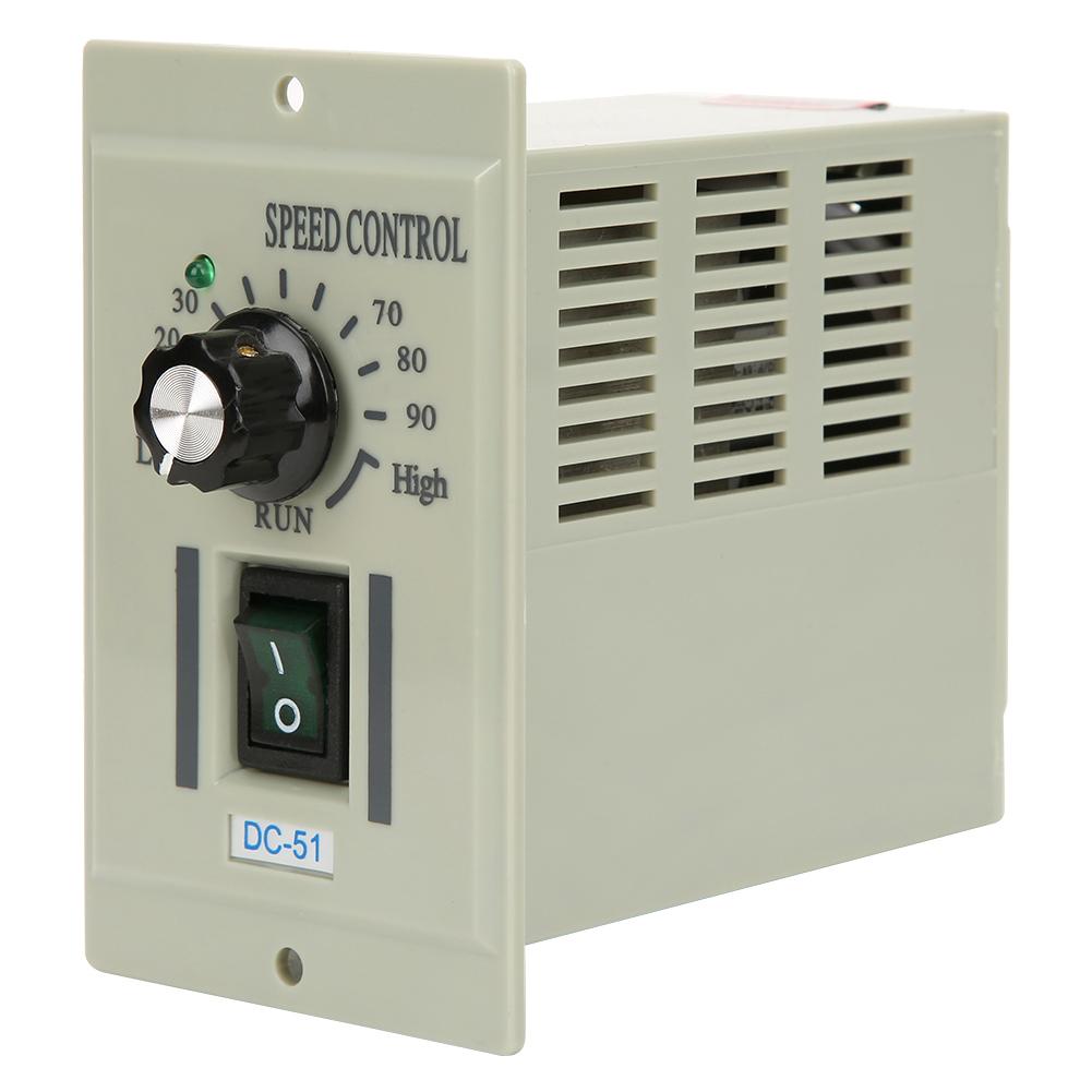 Контроллер управления скоростью двигателя Мини-регулятор постоянного тока с постоянным магнитом DC51 Вход 110 В