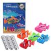 Grit LED Fish Bath Water Play Toy Set, A Set of 5 Types (random Colors), Korean Popular Toys