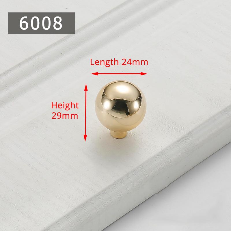 Zinc Alloy Pearl Gold Cabinet Knobs Kitchen Door Handles Drawer Cupboard Door Handle Cabinet Handles for Furniture Hardware