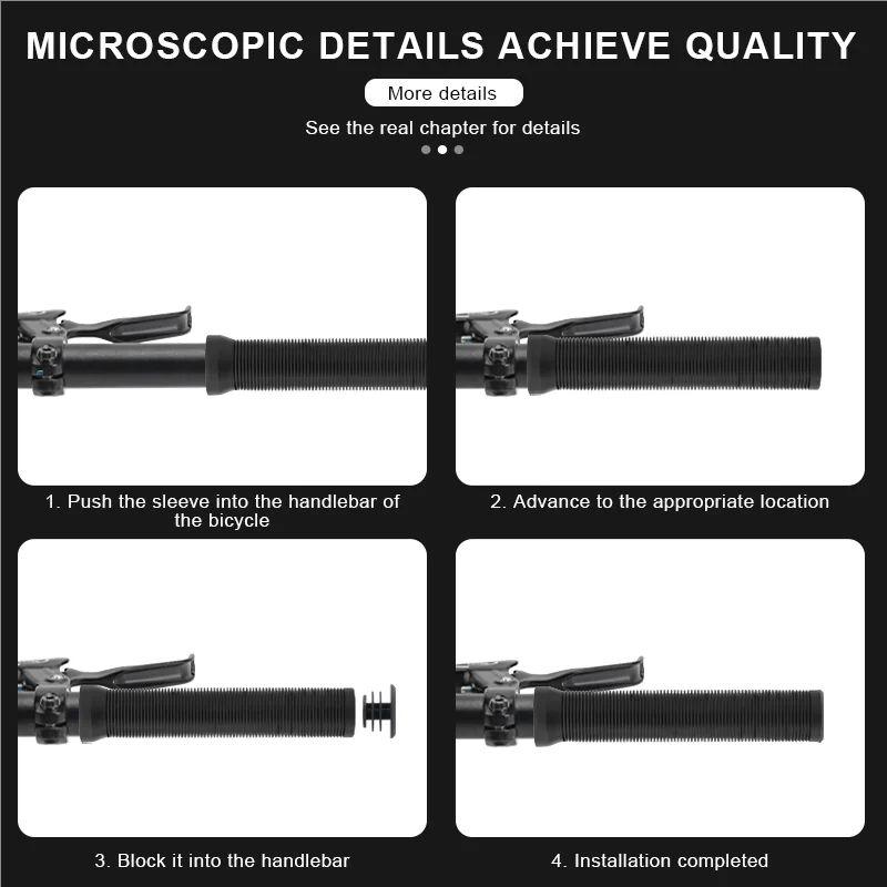 Резиновые ручки для руля велосипеда, удлиняющие мягкие нескользящие чехлы для руля горного велосипеда 22,2 мм, для рулей скутера BMX MTB
