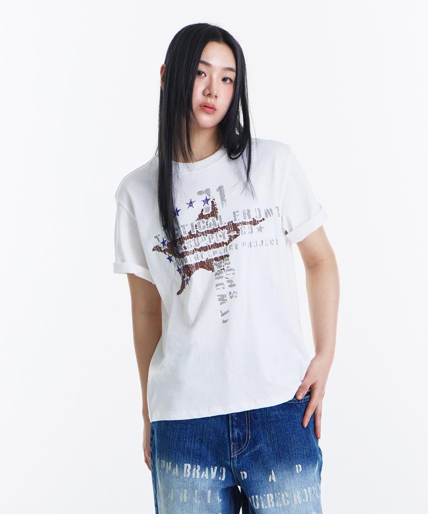 Футболка Gicheol Star Supply (белый)