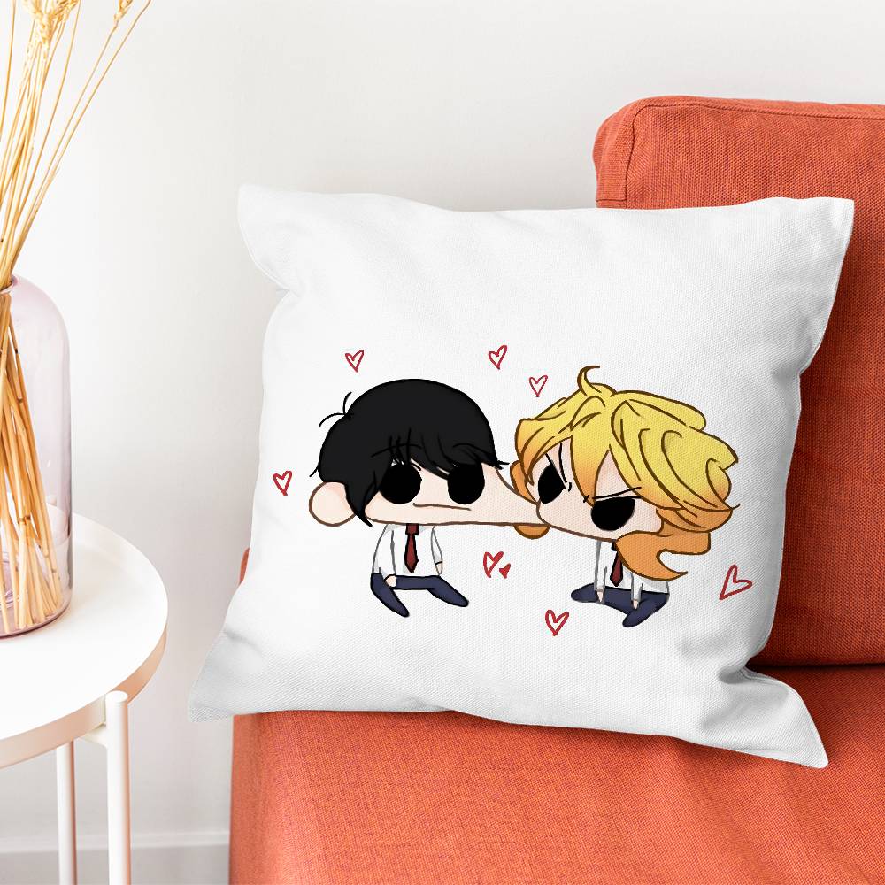 DDoukyuusei Anime Pillow Case Plush Fabric Soft Pillowcase Double Sided Print Cushion Cover Household Gifts