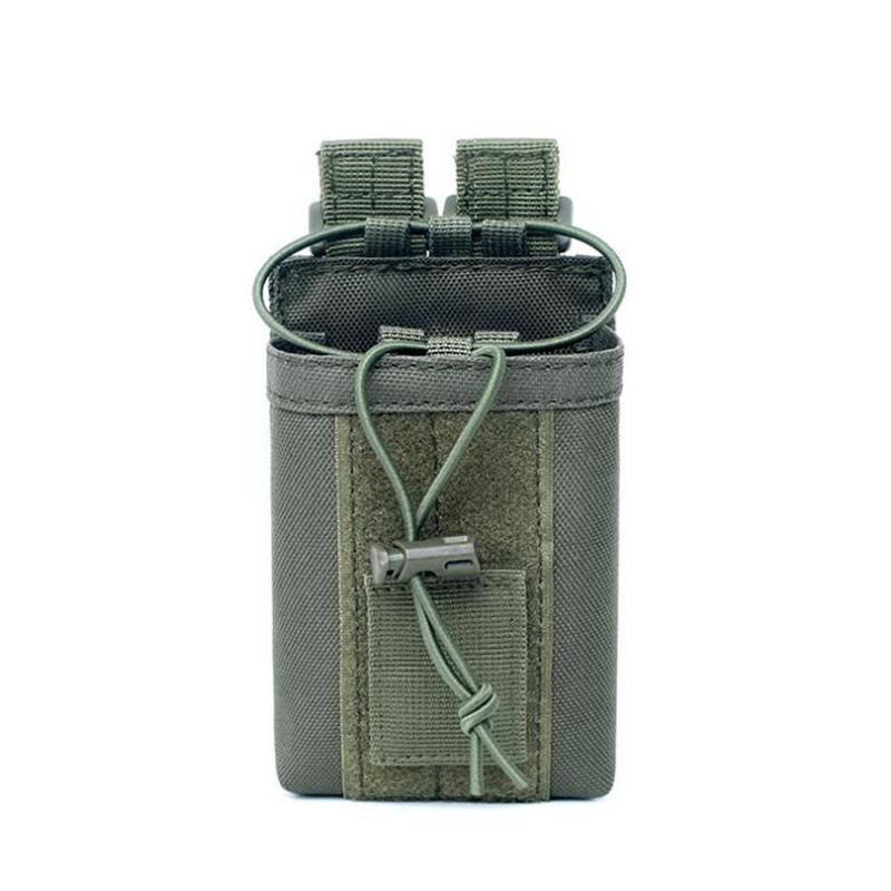 Tactical Radio Holder Molle Radio Pouch Case Heavy Duty Radios Holster Bag for Two Ways Walkie Talkies Baofeng Hunting Equipment