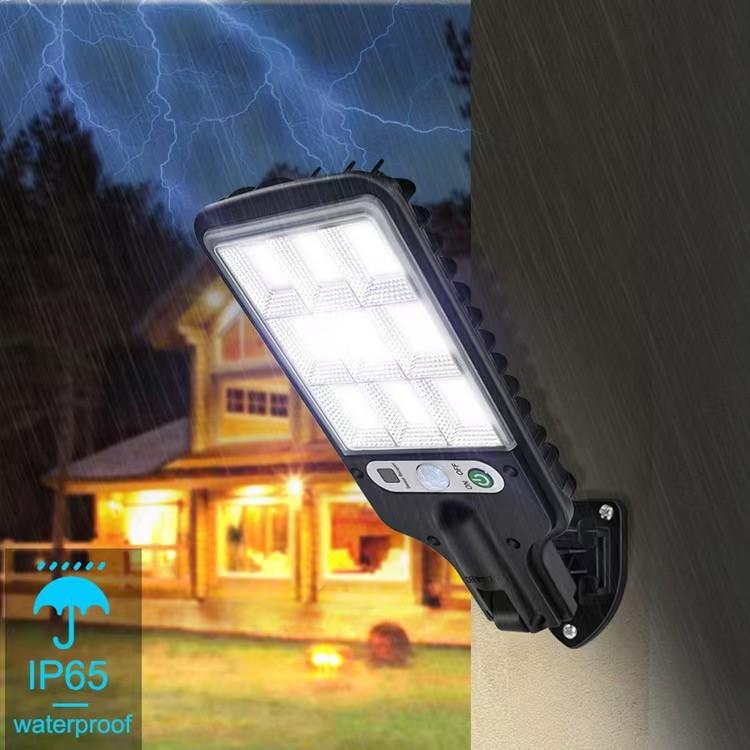 Solar Energy Garden Wall Light With Remote Control For Yard And Patio Decor