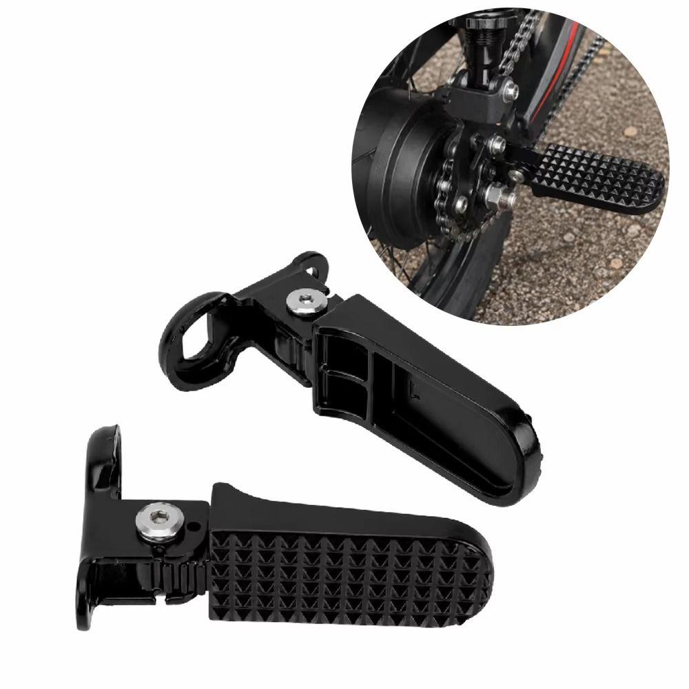 Anti Slip Surface Bicycle Rear Foot Pegs Aluminum Zinc Zinc Alloy Passenger Footrests Motorcycle