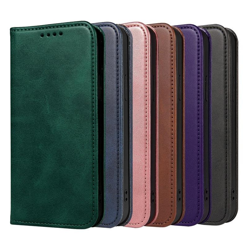 Роскошный чехол для Realme Narzo 50A 50i Prime 60X 70X N55 N53 N65 Note 50 4G 5G чехол-кошелек флип бизнес матовая кожа слоты для карт защитный чехол