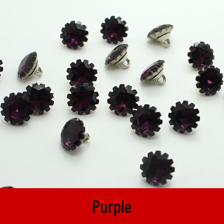 Sanai Crystal & Colored Diamond Buttons for Ladies' Clothing & Men's Shirts