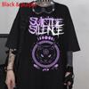 Vintage Women T-shirt Punk Dark Grunge Streetwear Clothing Female Oversized Loose Ladies Top Gothic Tshirts Harajuku Clothes