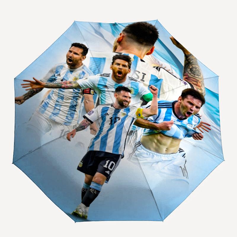 1pc M-messi Umbrella, Sun Protection, And UV Shielding. It Has Eight Sturdy Ribs for Outdoor Use And Perfect As a Holiday Gift