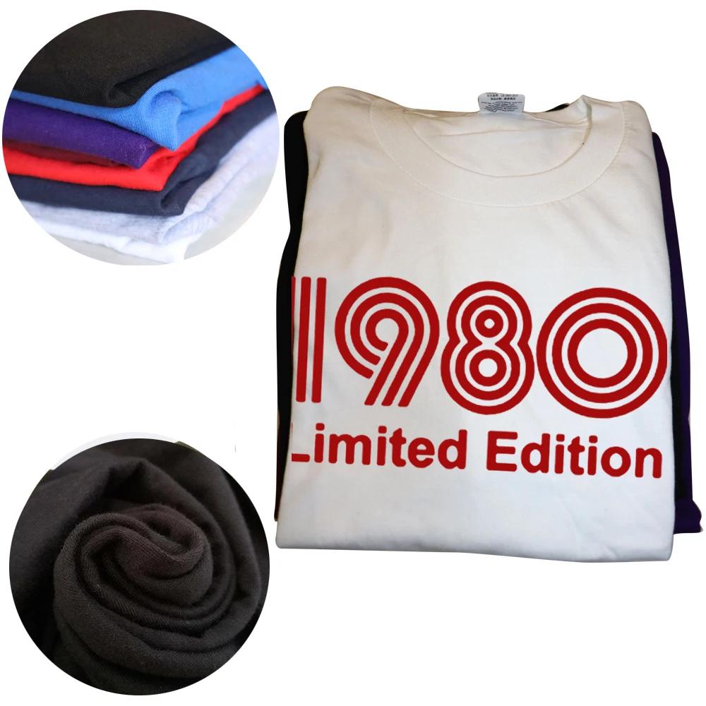 Novelty Awesome 1980 Limited Edition Funny 45th T Shirts Graphic Cotton Streetwear Short Sleeve Birthday Gifts Summer T-shirt