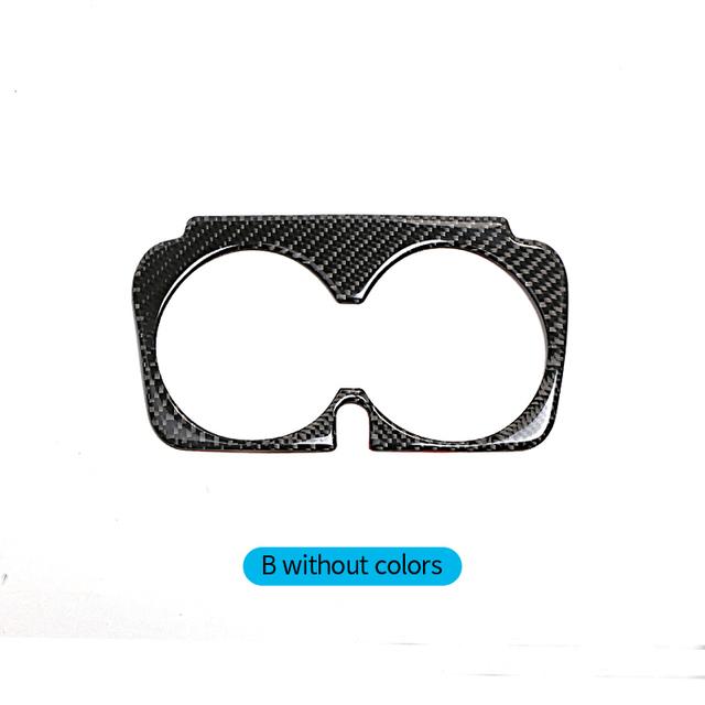 Углеродное волокно для Mercedes Benz W205 C180 C200 C300 C Class Центральная консоль Подстаканник Отделка Рамка Наклейка Интерьер автомобиля