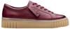 Бордовые кроссовки Clarks Mayhill Walk Sneaker