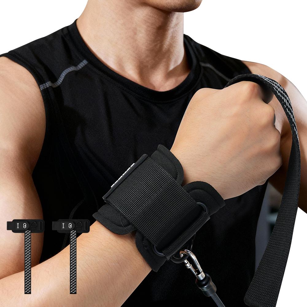 2 шт. Кистевые лямки для тяжелой атлетики, регулируемые, нескользящие, для силовых тренировок, фитнеса, поддержки при подъеме веса, спортивные грип-ленты