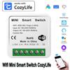 16A Wi-Fi Мини-умный переключатель Беспроводные DIY выключатели света Двустороннее управление Автоматический выключатель Работает с HomeKit Приложение CozyLife