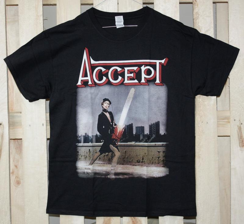 ACCEPT ACCEPT 1979 ФУТБОЛКА Тарифы ВКЛЮЧЕНЫ Унисекс Футболка
