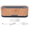 Flame Diffusers Flame 7 Colors Light Woodgrain Diffuser Humidifier for Room Bedroom Office US Plug