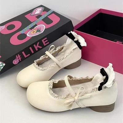 Универсальные туфли Мэри Джейн, женская обувь, весна и лето, новинка, ретро со юбкой, мягкая подошва, толстый каблук, увеличивающие рост, туфли Дуду