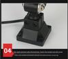Светодиодная рабочая лампа для станков с длинным кронштейном - Водонепроницаемая и маслостойкая для станков с ЧПУ, фрезерных, токарных и сверлильных станков, 24 В / 220 В.