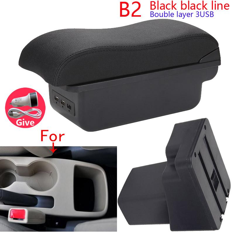 Для Hyundai SOLARIS Armrest Для Hyundai Accent RB Solaris Verna 2011-2016 Car Armrest Box Простая установка