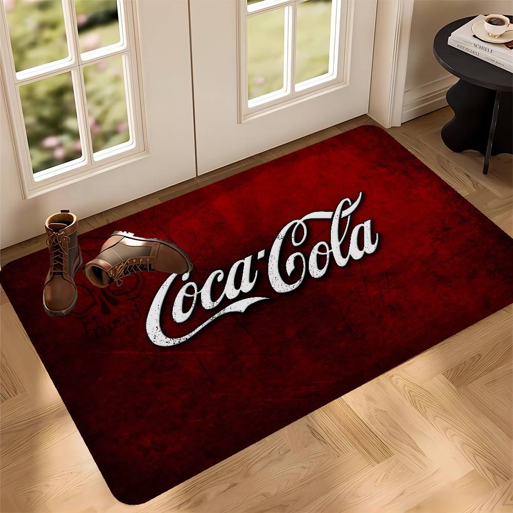 Коврик для пола C-Coca C-Cola Нескользящий коврик для прачечной Декор для прачечной Балкон Детская гостиная Прикроватные коврики