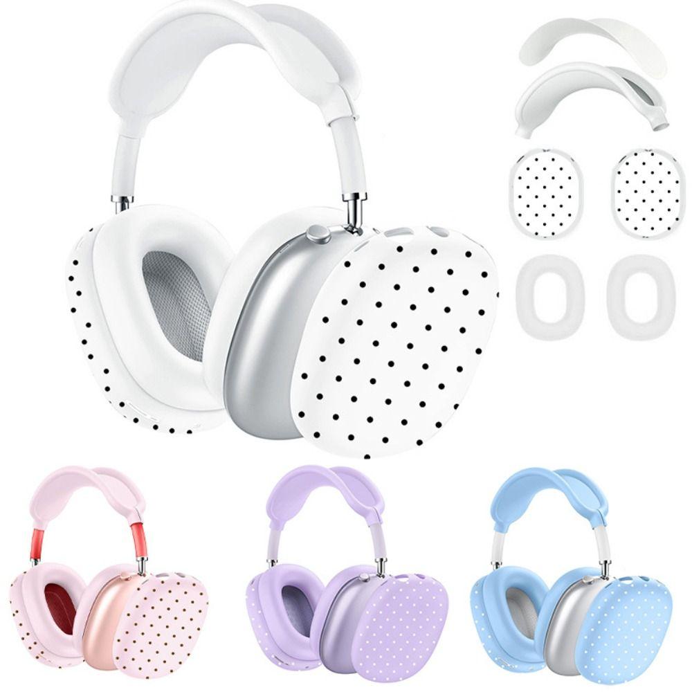 4Pcs Shockproof Headphone Protective Cover Headphone Accessories for AirPods Max 2/AirPods Max