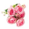 2 Bunches Artificial Peonies Romantic Vivid 6cm Diameter Attractive Decorative Light Weight Faux