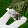 Honey Dendrite Opal Gemstone Sister Handmade Elegant New Pendant Sterling Silver