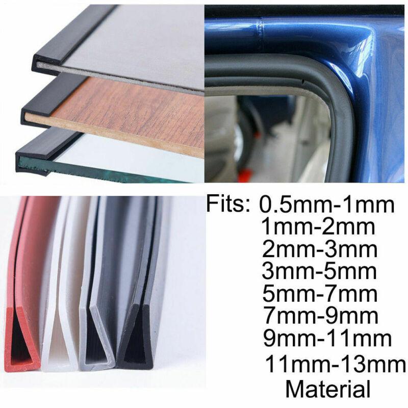1-метровый U-образный резиновый молдинг для кромки, уплотнительная полоса для автомобильной двери, резиновый уплотнитель для кромки