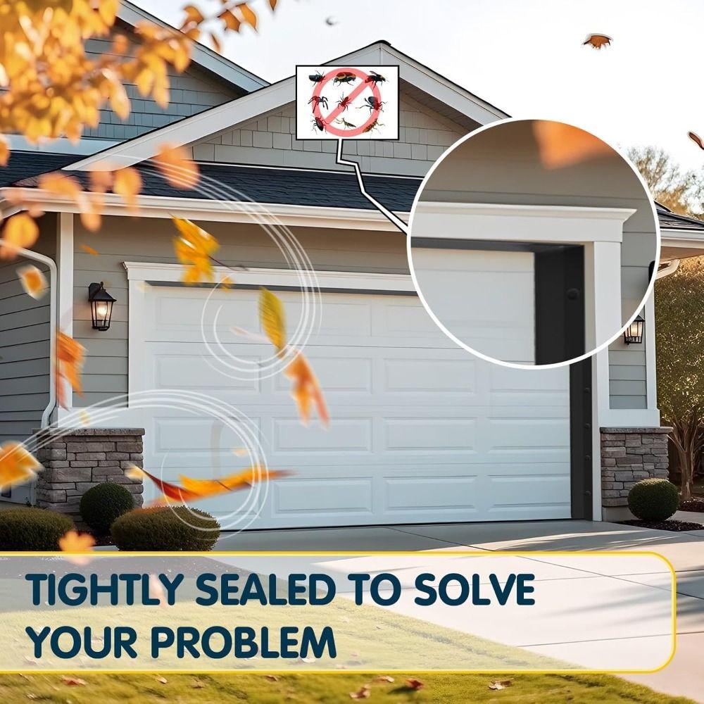 Погодозащитное верхнее и боковое уплотнение 100 см Погодный уплотнитель Профессиональная уплотнительная лента для гаражных ворот